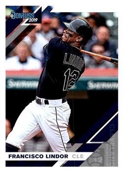 #68b Francisco Lindor - Cleveland Indians - 2019 Donruss Baseball