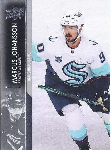 #690 Marcus Johansson - Seattle Kraken - 2021-22 Upper Deck Hockey