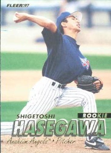 #690 Shigetoshi Hasegawa - Anaheim Angels - 1997 Fleer Baseball