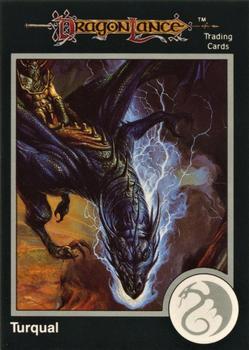 #691 Turqual, Blue Dragon - 1991 TSR Advanced Dungeons & Dragons - Silver