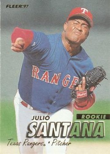 #691 Julio Santana - Texas Rangers - 1997 Fleer Baseball
