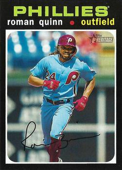 #691b Roman Quinn - Philadelphia Phillies - 2020 Topps Heritage Baseball