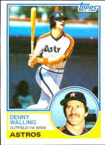 #692 Denny Walling - Houston Astros - 1983 Topps Baseball