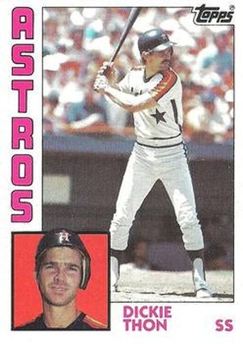 #692 Dickie Thon - Houston Astros - 1984 Topps Baseball