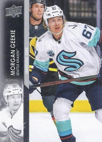 #693 Morgan Geekie - Seattle Kraken - 2021-22 Upper Deck Hockey