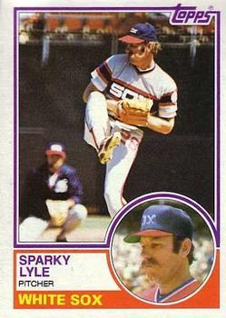 #693 Sparky Lyle - Chicago White Sox - 1983 Topps Baseball