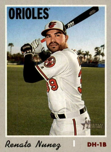 #693 Renato Nunez - Baltimore Orioles - 2019 Topps Heritage Baseball