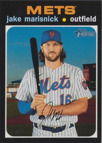 #693 Jake Marisnick - New York Mets - 2020 Topps Heritage Baseball