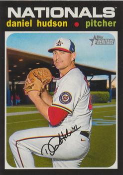 #694 Daniel Hudson - Washington Nationals - 2020 Topps Heritage Baseball