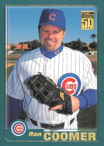 #694 Ron Coomer - Chicago Cubs - 2001 Topps Baseball