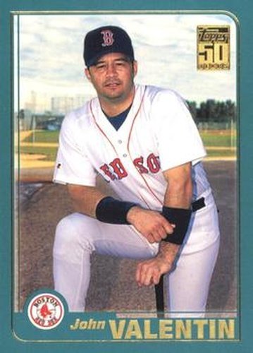 #695 John Valentin - Boston Red Sox - 2001 Topps Baseball