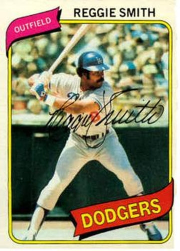 #695 Reggie Smith - Los Angeles Dodgers - 1980 Topps Baseball