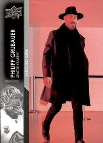 #695b Philipp Grubauer - Seattle Kraken - 2021-22 Upper Deck Hockey