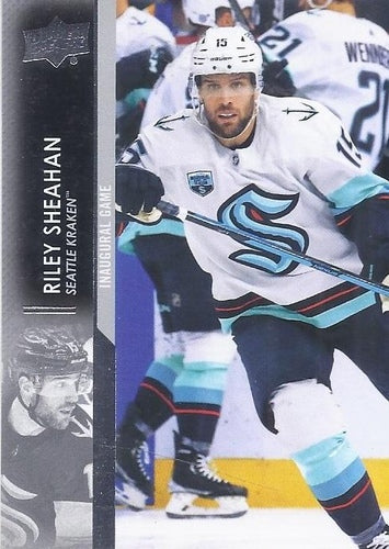 #696 Riley Sheahan - Seattle Kraken - 2021-22 Upper Deck Hockey