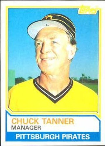 #696 Chuck Tanner - Pittsburgh Pirates - 1983 Topps Baseball