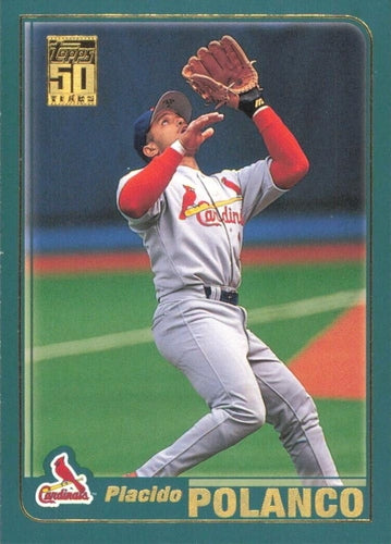 #696 Placido Polanco - St. Louis Cardinals - 2001 Topps Baseball