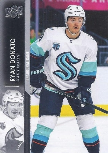 #697 Ryan Donato - Seattle Kraken - 2021-22 Upper Deck Hockey