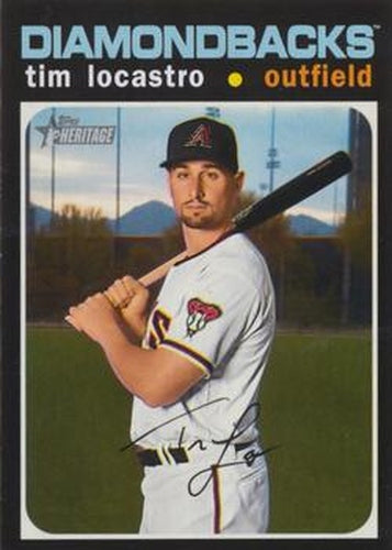 #698 Tim Locastro - Arizona Diamondbacks - 2020 Topps Heritage Baseball