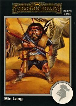 #698 Min Lang - 1991 TSR Advanced Dungeons & Dragons - Silver