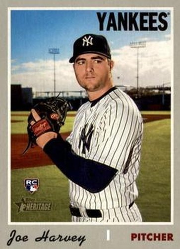 #698 Joe Harvey - New York Yankees - 2019 Topps Heritage Baseball