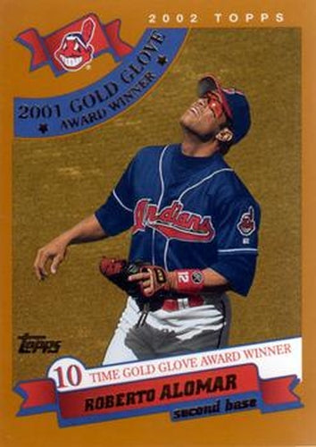 #699 Roberto Alomar - Cleveland Indians - 2002 Topps Baseball