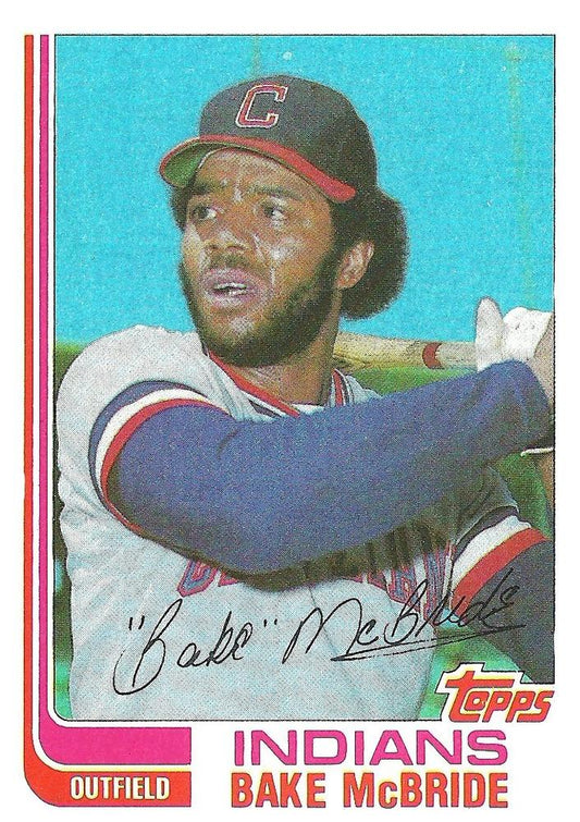 #69T Bake McBride - Cleveland Indians - 1982 Topps Traded Baseball