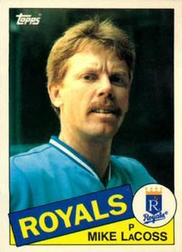#69T Mike LaCoss - Kansas City Royals - 1985 Topps Traded Baseball