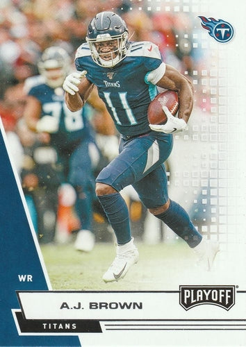 #69 A.J. Brown - Tennessee Titans - 2020 Panini Playoff Football