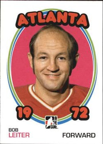 #69 Bob Leiter - Atlanta Flames - 2009-10 In The Game 1972 The Year In Hockey