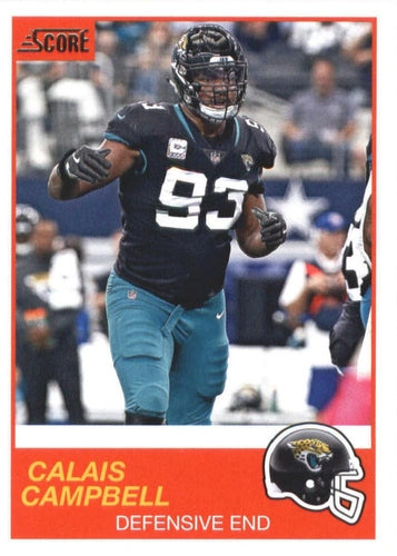 #69 Calais Campbell - Jacksonville Jaguars - 2019 Score Football