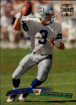 #69 Rick Mirer - Seattle Seahawks - 1996 Stadium Club Football