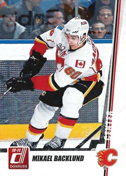 #69 Mikael Backlund - Calgary Flames - 2010-11 Donruss Hockey