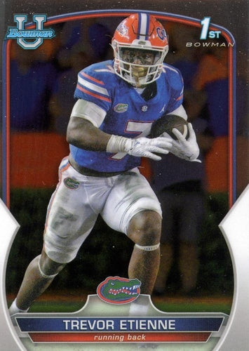 #69 Trevor Etienne - Florida Gators - 2022 Bowman Chrome University Football