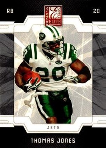 #69 Thomas Jones - New York Jets - 2009 Donruss Elite Football