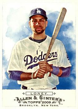 #69 James Loney - Los Angeles Dodgers - 2009 Topps Allen & Ginter Baseball