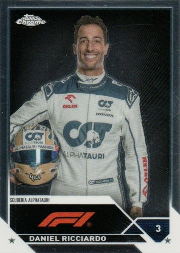 #69 Daniel Ricciardo - Scuderia AlphaTauri - 2023 Topps Chrome Formula 1 Racing