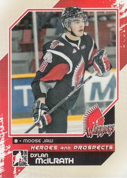 #69 Dylan McIlrath - Moose Jaw Warriors - 2010-11 In The Game Heroes and Prospects Hockey
