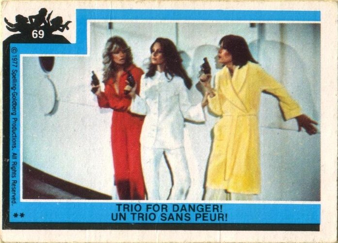 #69 Trio for Danger! - 1977 O-Pee-Chee Charlie's Angels