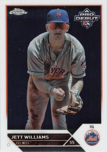 #PDC-69 Jett Williams - FCL Mets - 2023 Topps Pro Debut - Chrome Baseball