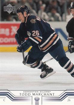 #69 Todd Marchant - Edmonton Oilers - 2001-02 Upper Deck Hockey