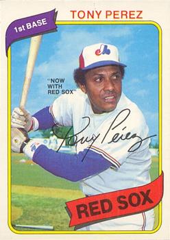 #69 Tony Perez - Boston Red Sox - 1980 O-Pee-Chee Baseball