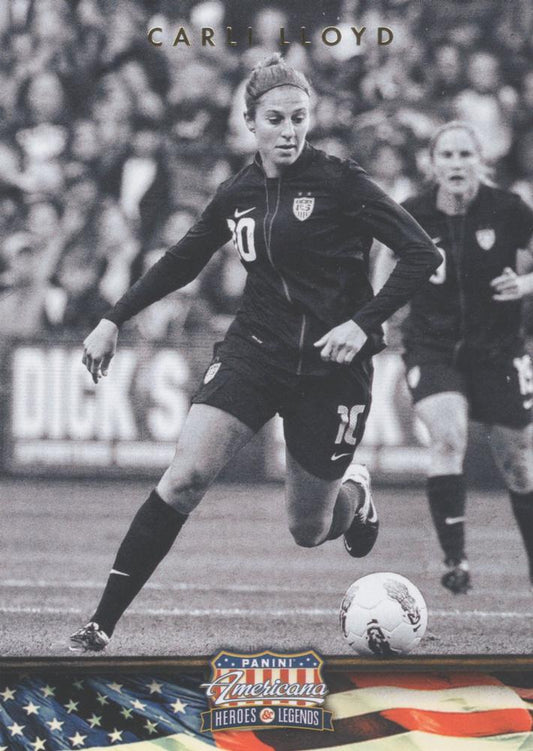 #69 Carli Lloyd - 2012 Panini Americana Heroes & Legends