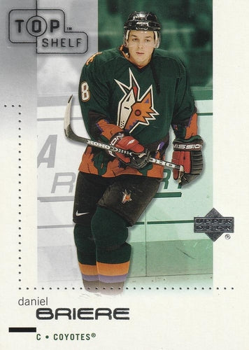 #69 Daniel Briere - Phoenix Coyotes - 2002-03 Upper Deck Top Shelf Hockey