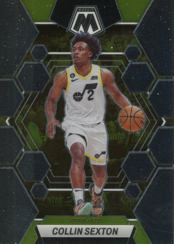 #69 Collin Sexton - Utah Jazz - 2022-23 Panini Mosaic Basketball