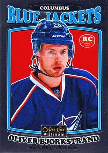 #R-69 Oliver Bjorkstrand - Columbus Blue Jackets - 2016-17 O-Pee-Chee Platinum - Retro Hockey