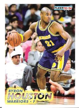 #69 Byron Houston - Golden State Warriors - 1993-94 Fleer Basketball