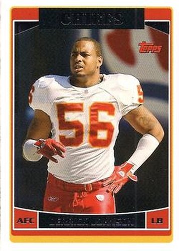 #69 Derrick Johnson - Kansas City Chiefs - 2006 Topps Football