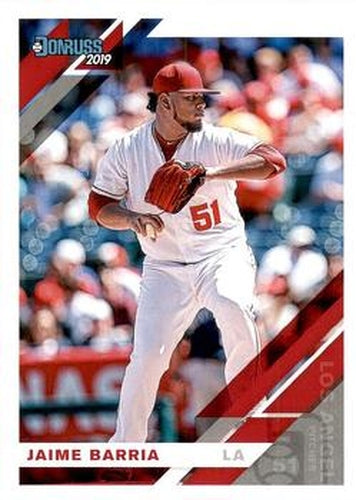 #69 Jaime Barria - Los Angeles Angels - 2019 Donruss Baseball