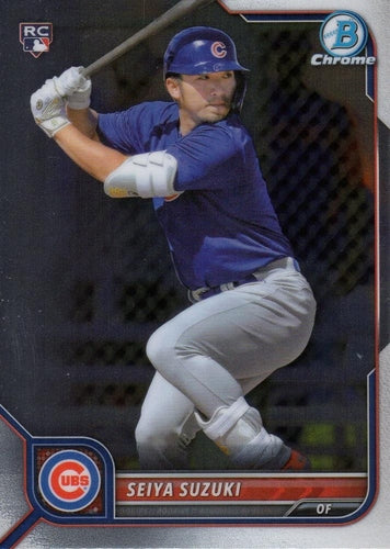 #69 Seiya Suzuki - Chicago Cubs - 2022 Bowman Chrome Baseball
