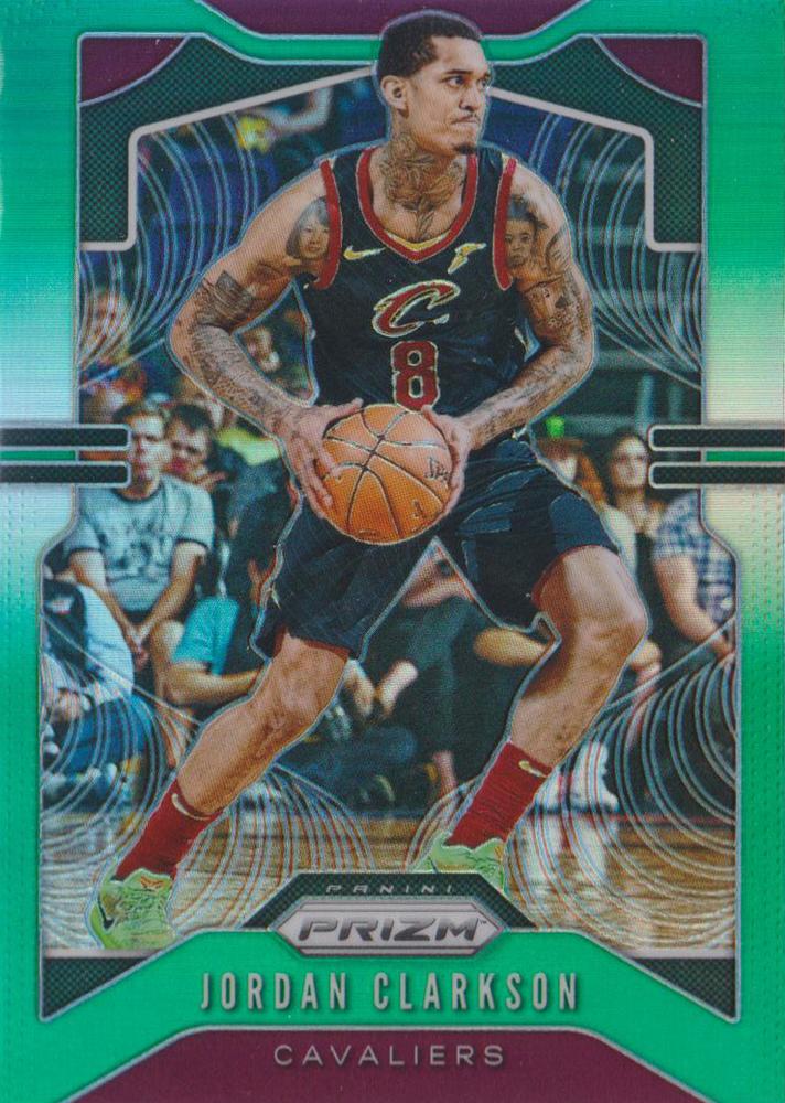 #69 Jordan Clarkson - Cleveland Cavaliers - 2019-20 Panini Prizm - Prizms Green Basketball